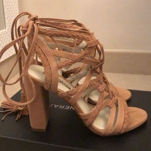 BCBG generation lace up sandals
